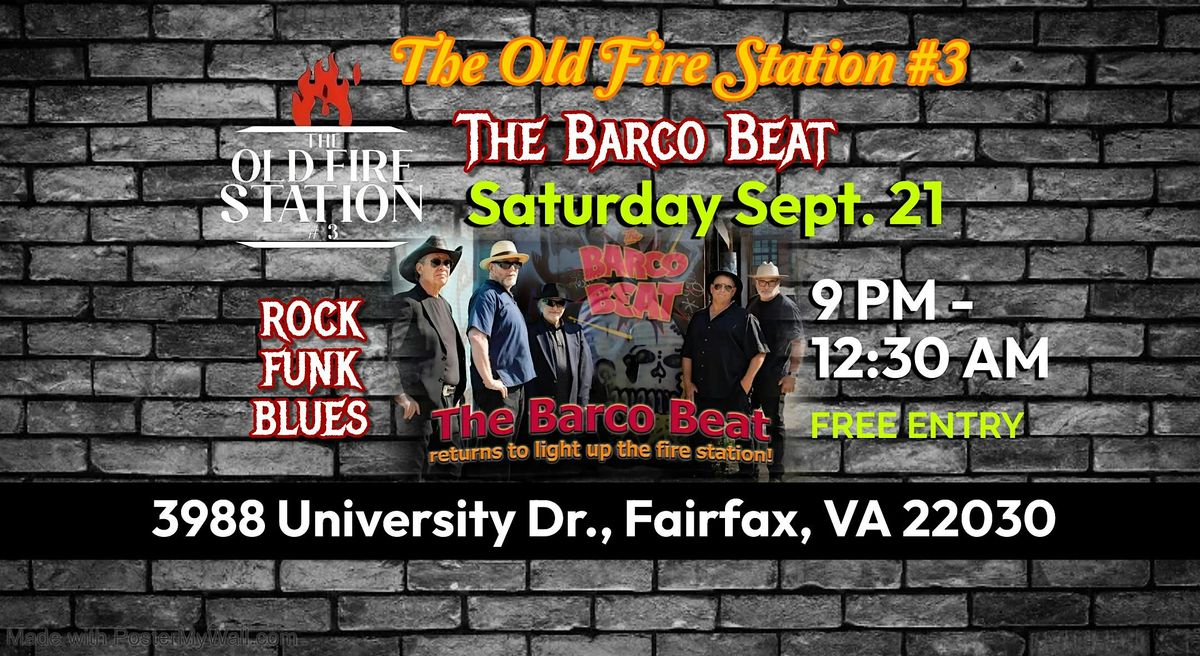 The Barco Beat Band at The Old Fire Station #3