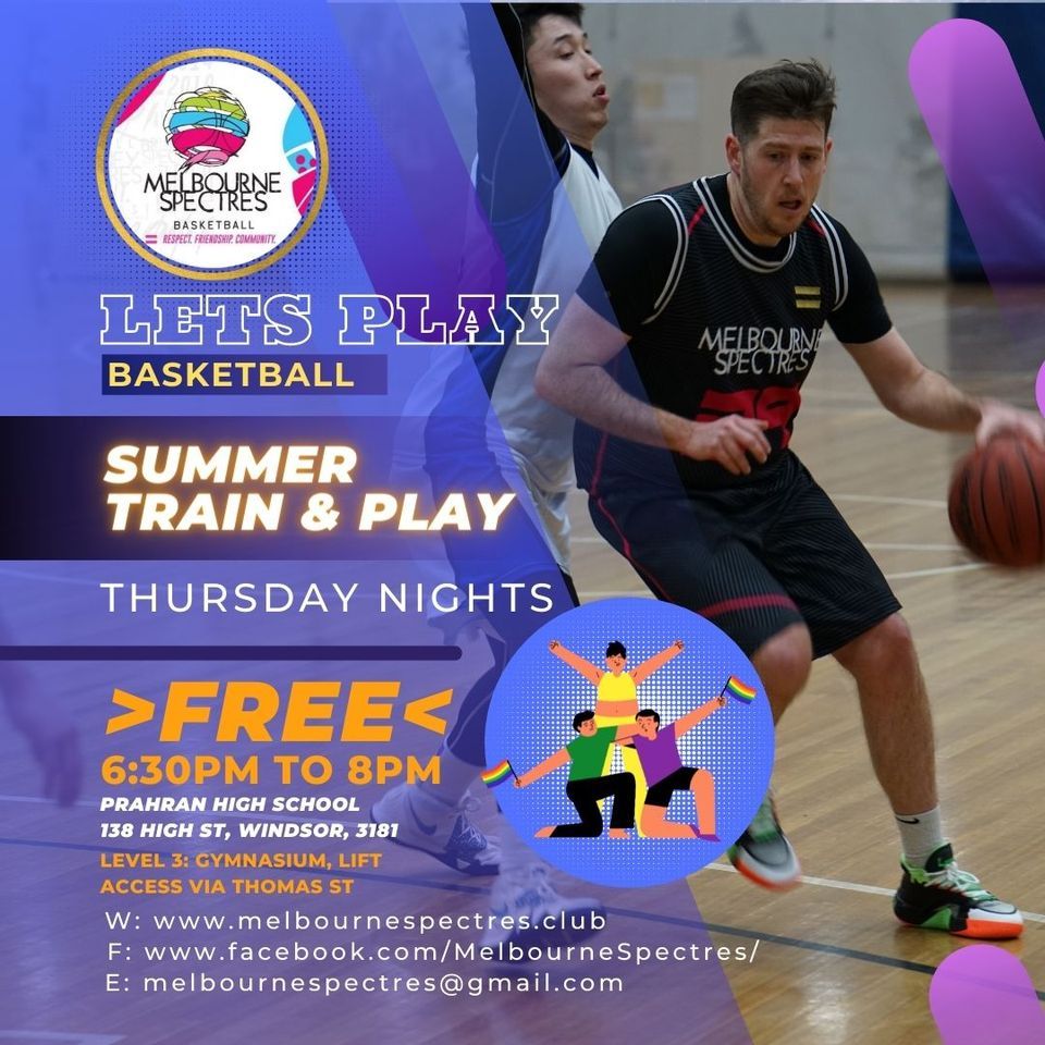 Melbourne Spectres Basketball - Train & Play (Free)