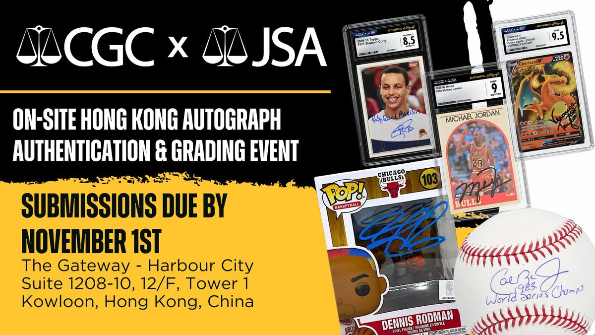 CGC x JSA Hong Kong On-site Authentication and Grading Event