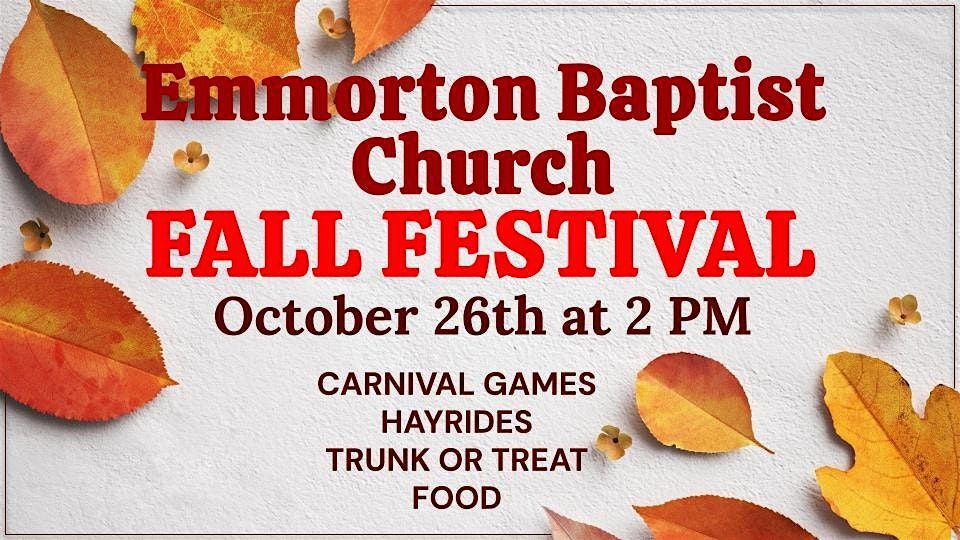 Emmorton Baptist Church Fall Festival