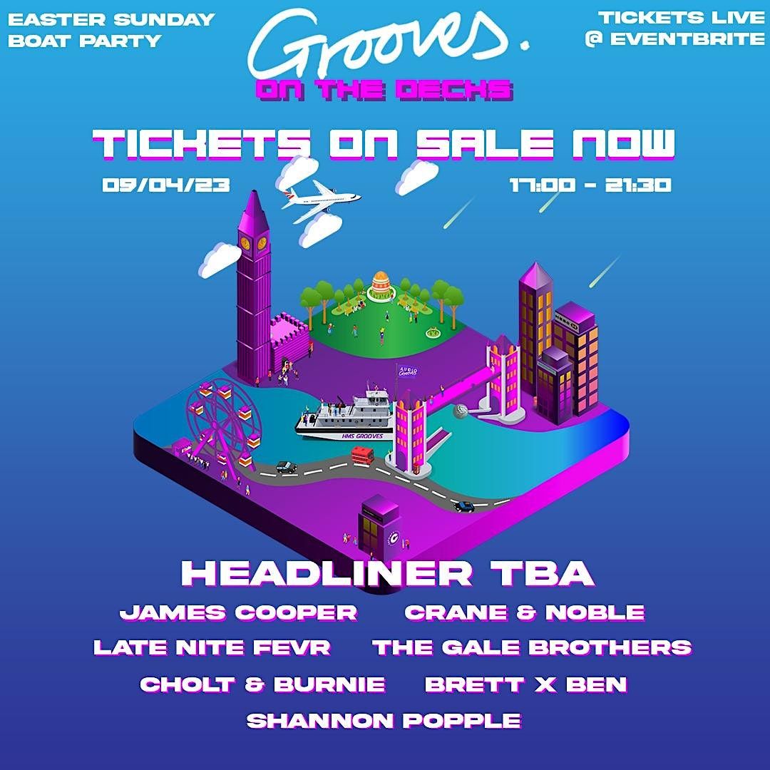 Grooves On The Decks - Boat Party!