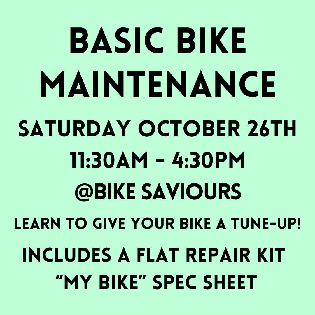 Basic Bike Maintenance Workshop