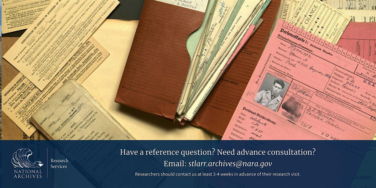 Textual Research Appointment - National Archives at St. Louis *CLOSE @1