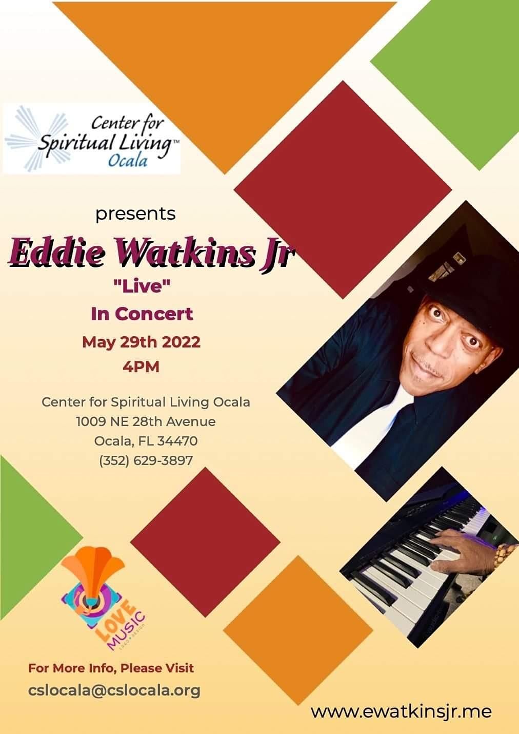 Eddie Watkins Jr., Live In Concert