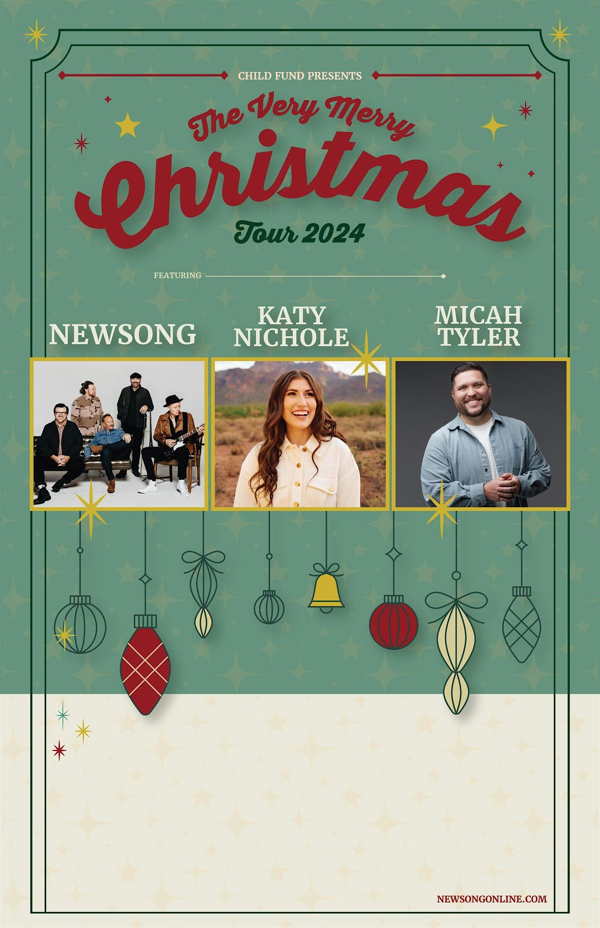 The Very Merry Christmas Tour with NewSong, Katy Nichole, and Micah Tyler