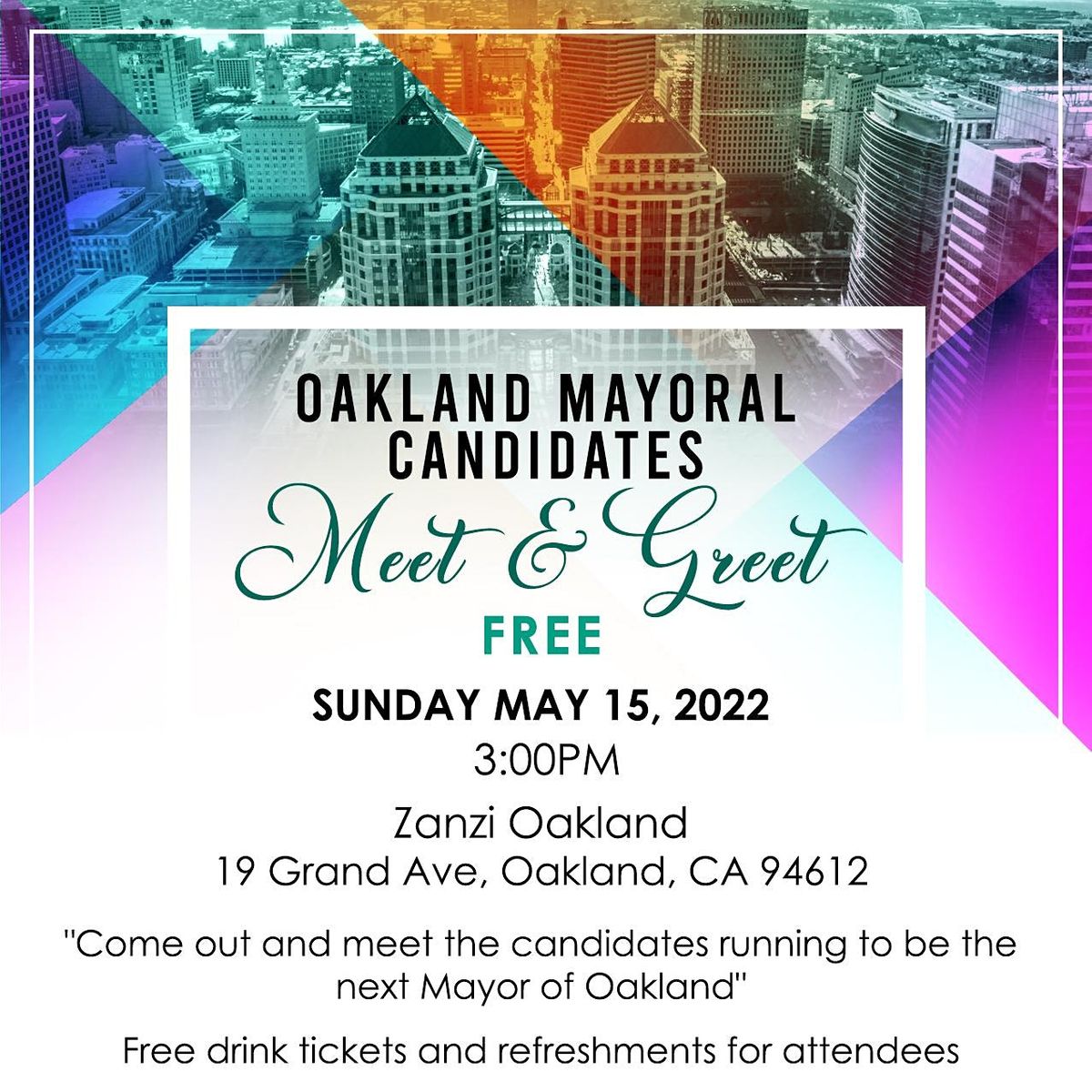 Oakland Mayoral Candidate Meet & Greet