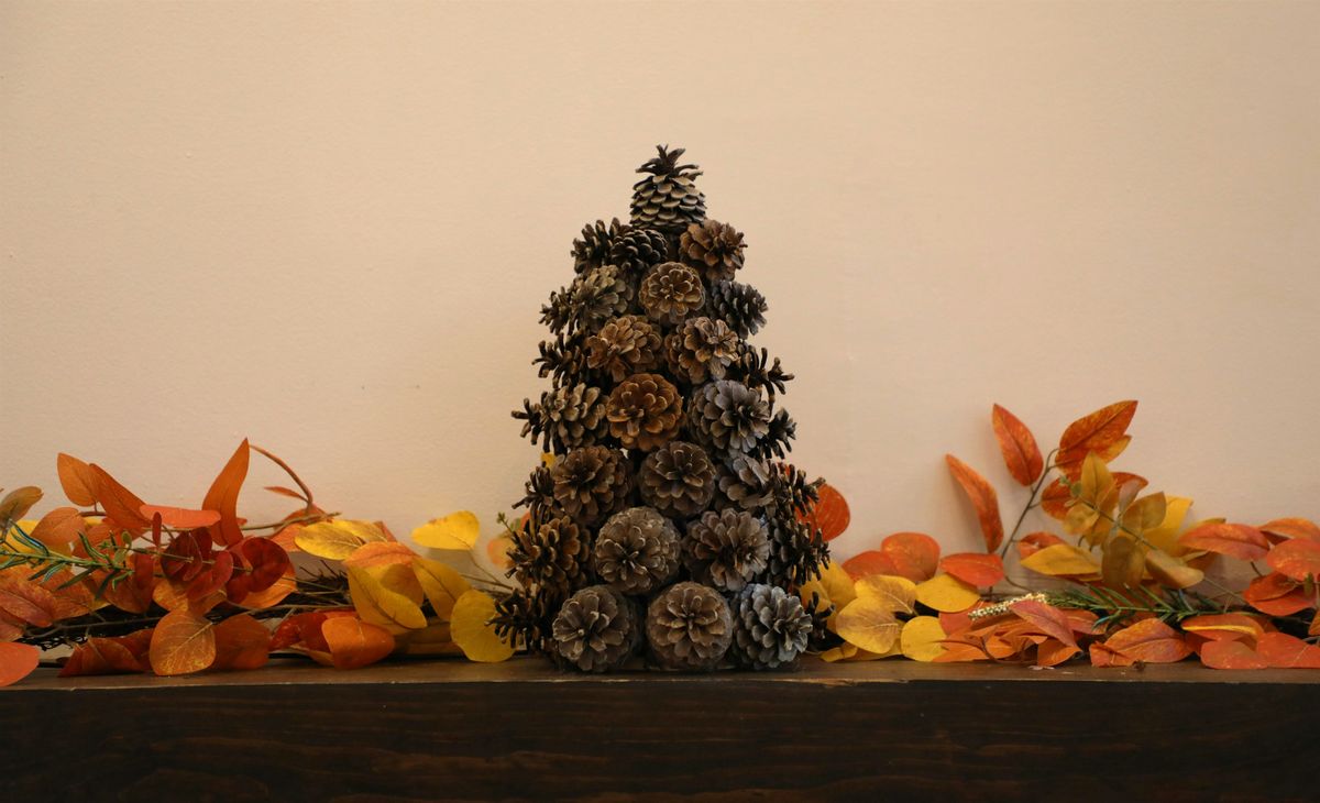 Pinecone Christmas Tree Making