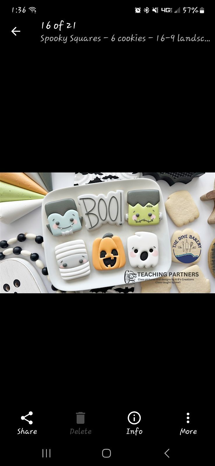 Spooky Squares Cookie Decorating Class