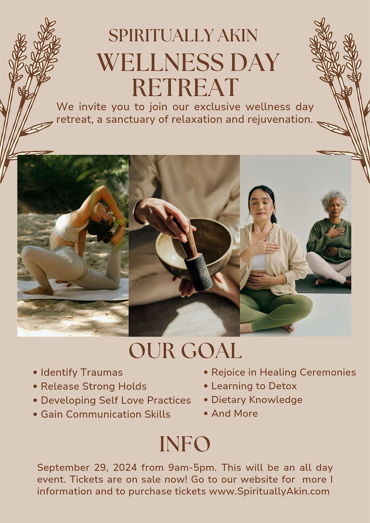 Spiritually Akin Wellness Day Retreat