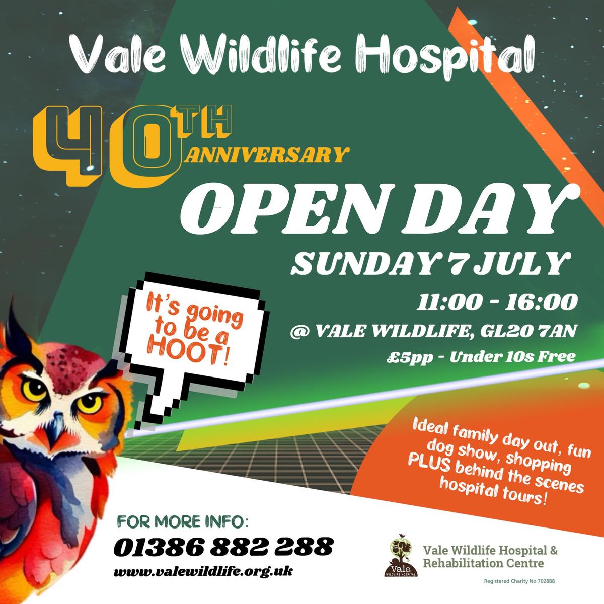Vale Wildlife Hospital's 40th Anniversary Open Day & Fun Dog Show