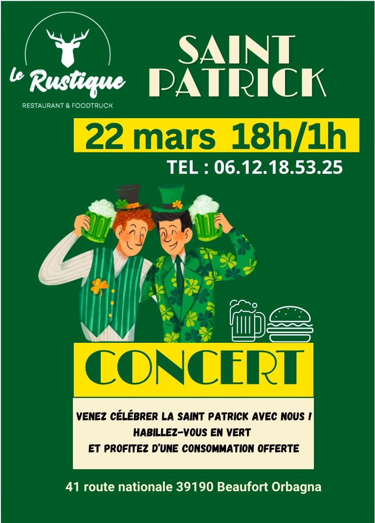 SOIR\u00c9E SAINT PATRICK \ud83c\udf40\ud83c\udf7a