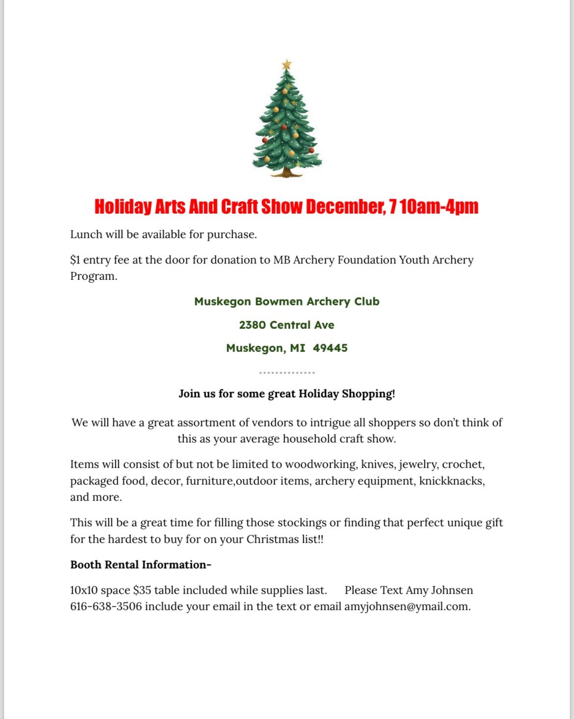 Holiday Craft Show