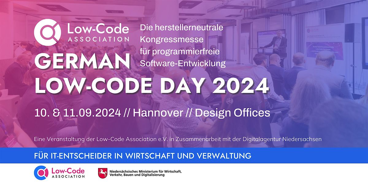 German Low-Code Day 2024 - 10. & 11.09.2024
