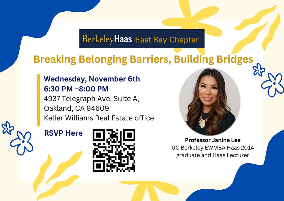 Professor Janine Lee; Breaking Belonging Barriers, Building Bridges