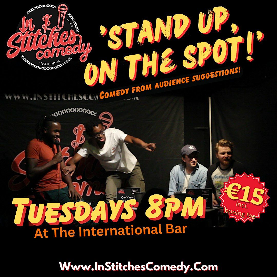 In Stitches Comedy - Stand Up On The Spot w\/Paddy Armas, Jess Collins