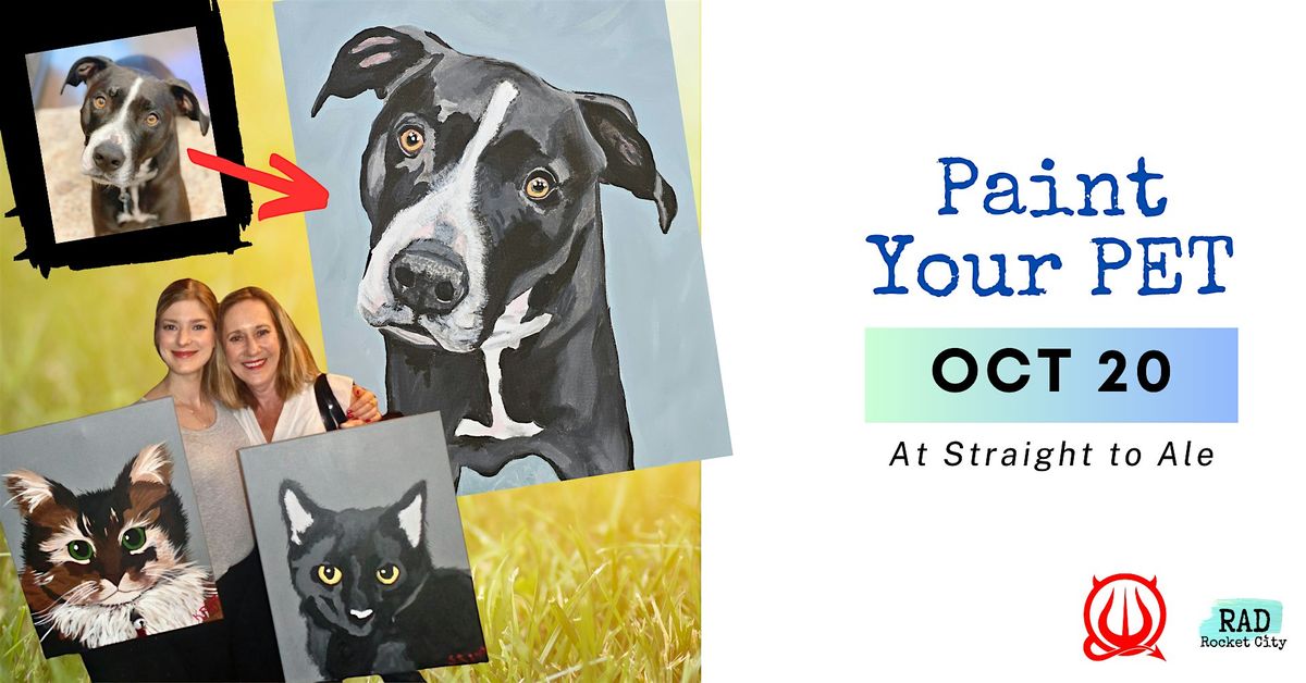 Paint Your Pet at Straight to Ale