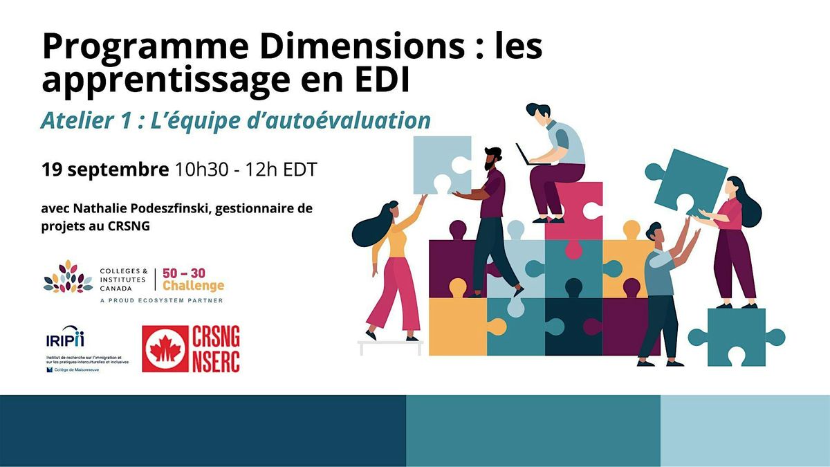 Programme Dimensions: les apprentissage en EDI