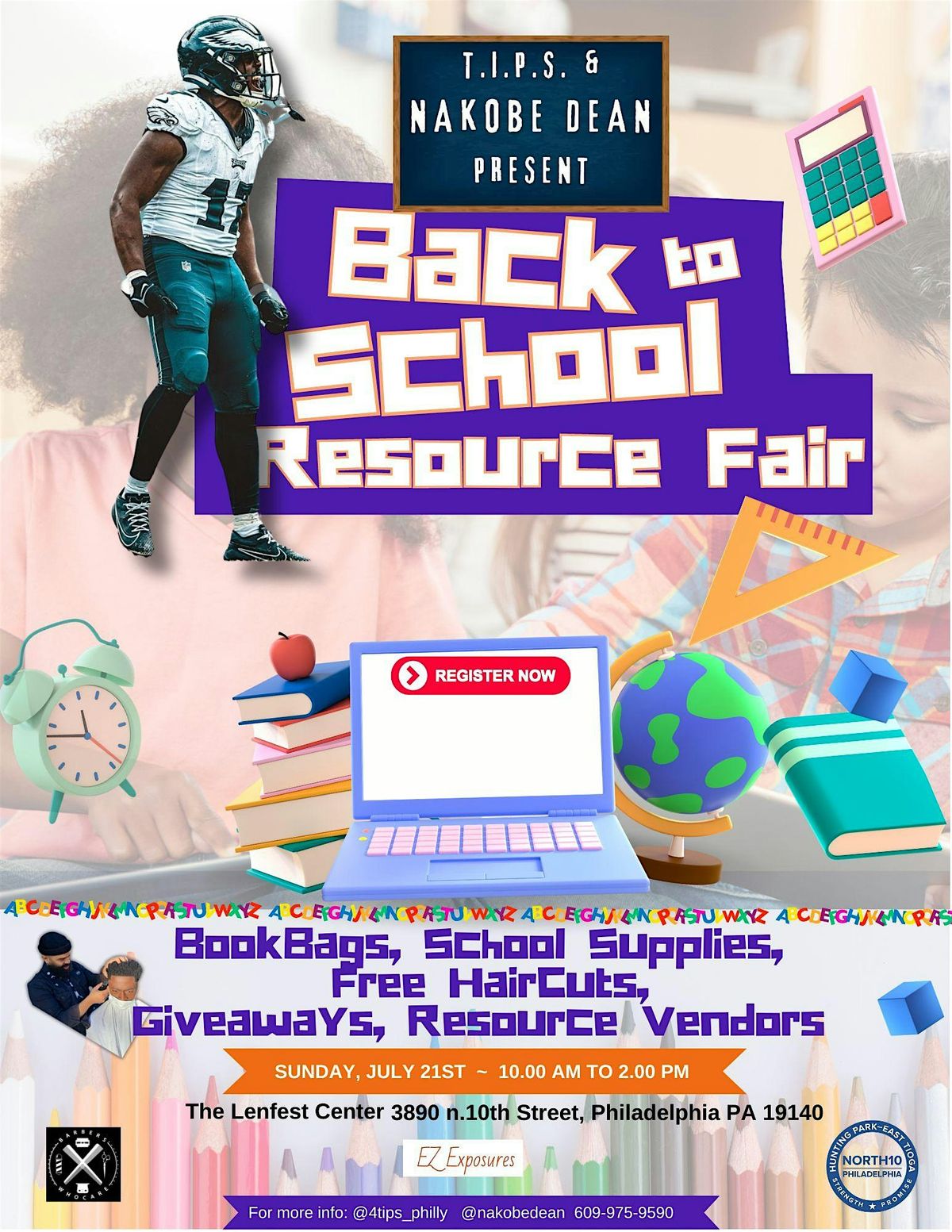 Nakobe Dean & T.I.P.S. Back 2 School Resource Fair