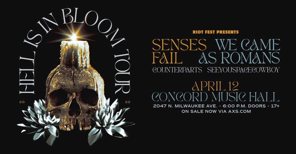 Senses Fail & We Came As Romans - Concord Music Hall - 4\/12\/2022