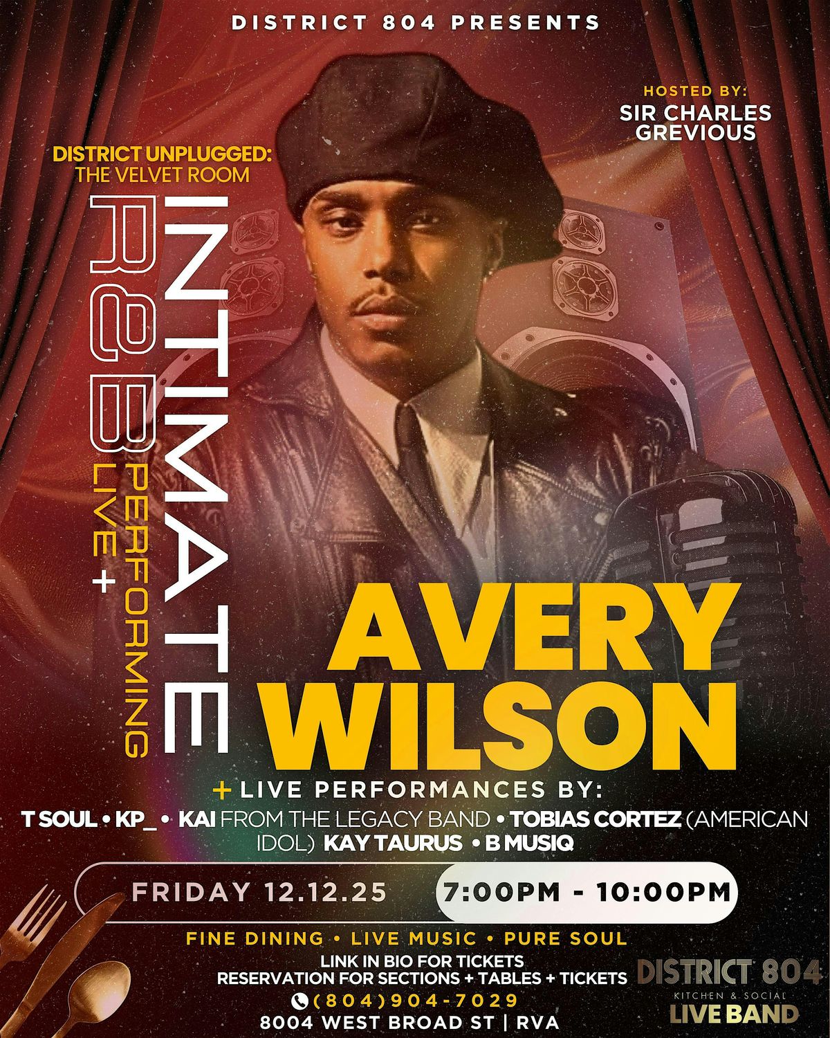 District 804 Presents - District Unplugged: The Velvet Room