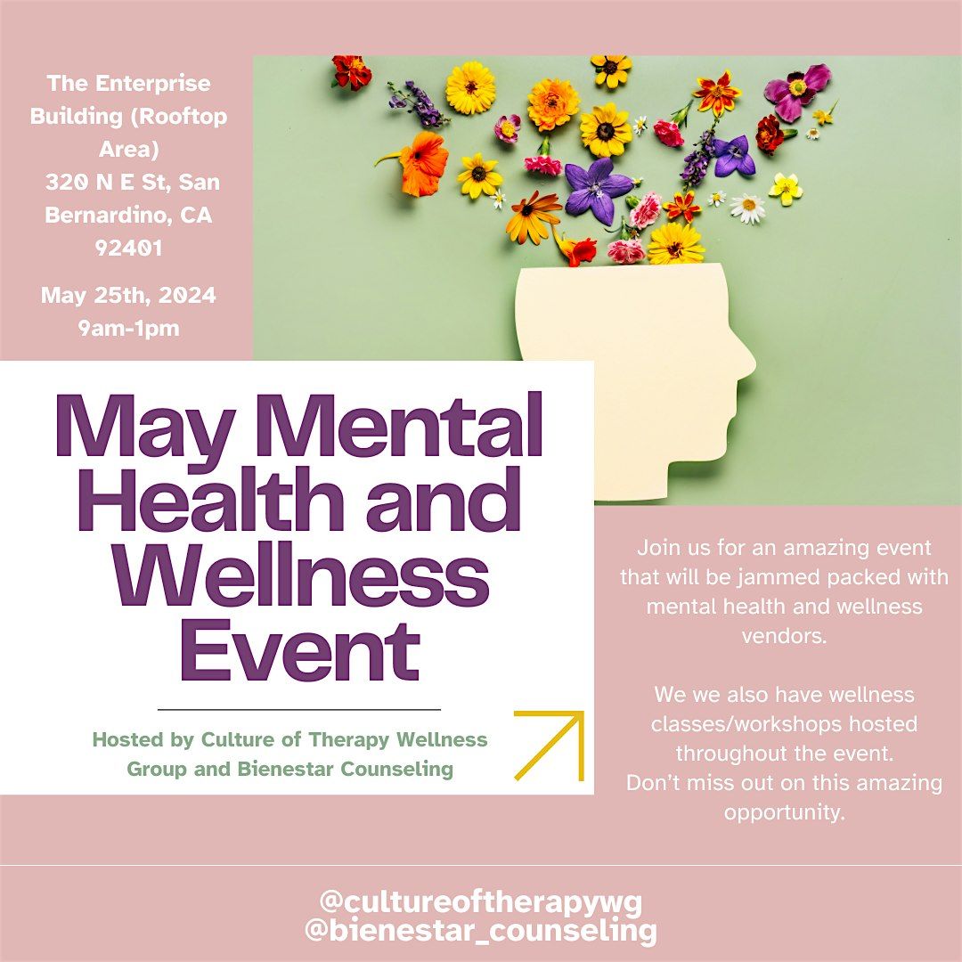 May Mental Health and Wellness Event
