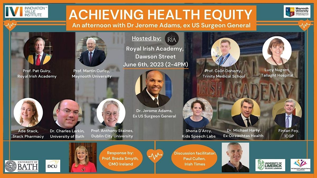Achieving Health Equity: An afternoon with Dr Jerome Adams