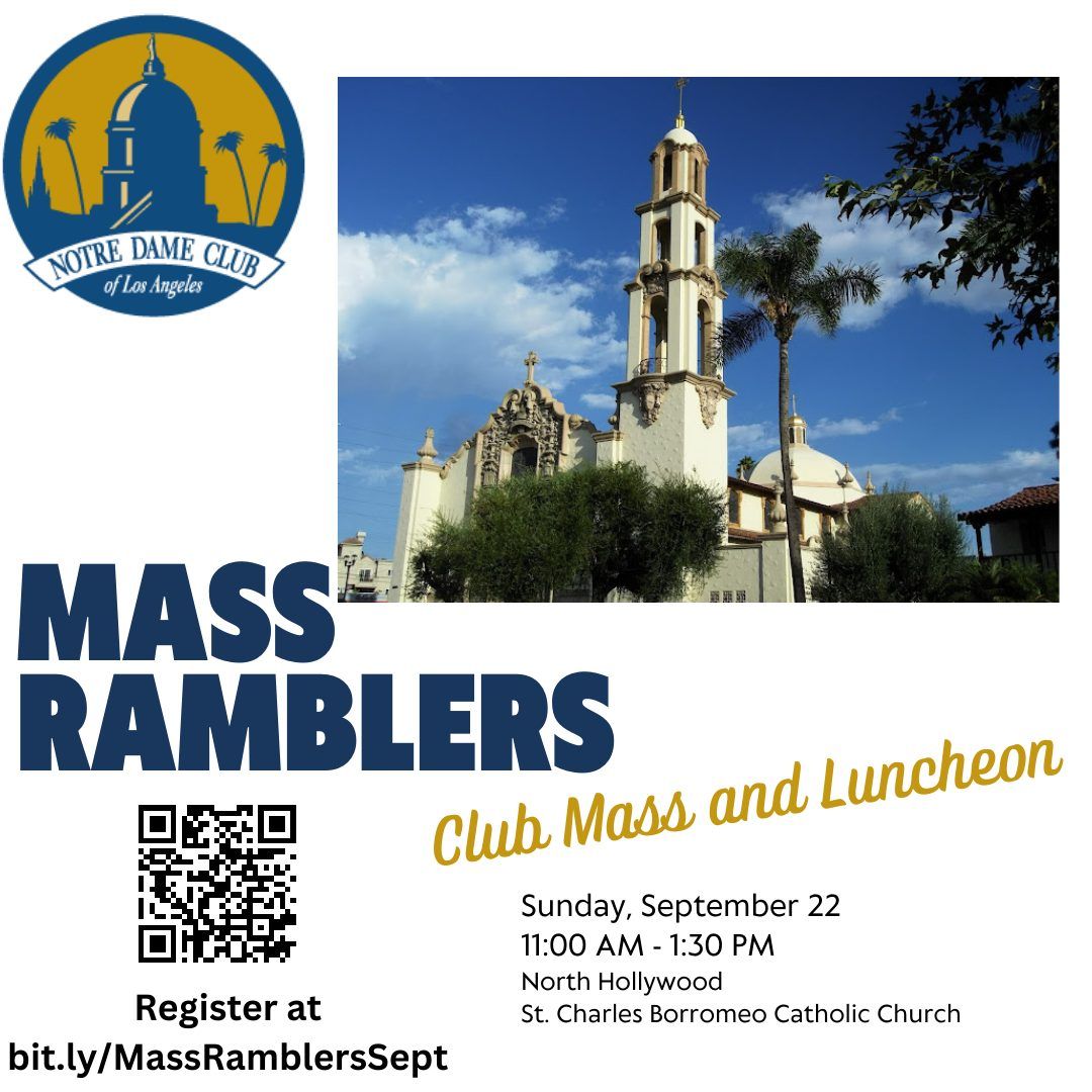 ND Club of Los Angeles- Mass Ramblers in Hollywood 