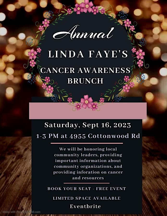 Linda Faye Cancer Awareness Brunch