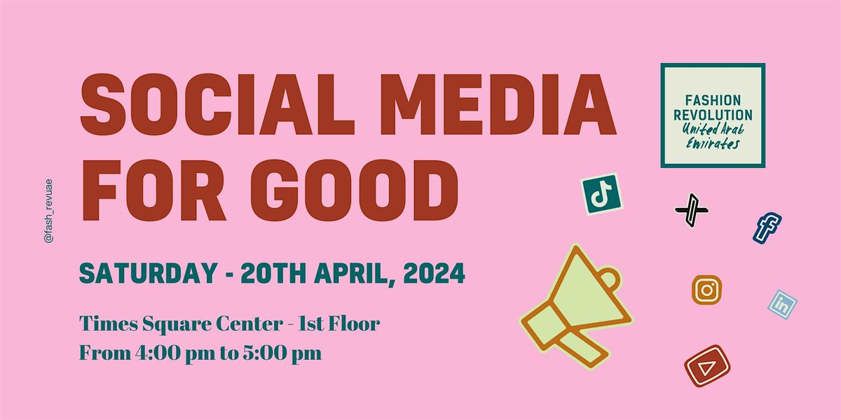 Social Media for Good Workshop