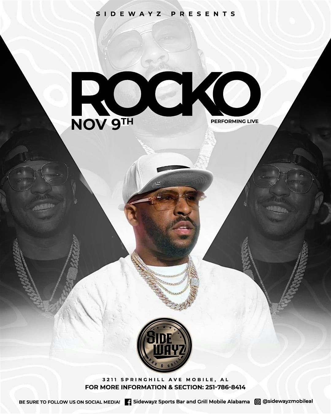 Rocko Live at Sidewayz Bar & Grill