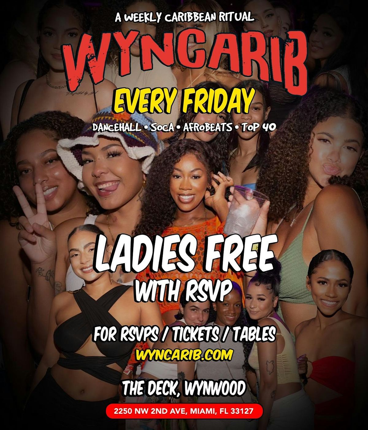 EVERYONE  FREE : WYNCARIB FRIDAY NIGHTS @ THE DECK