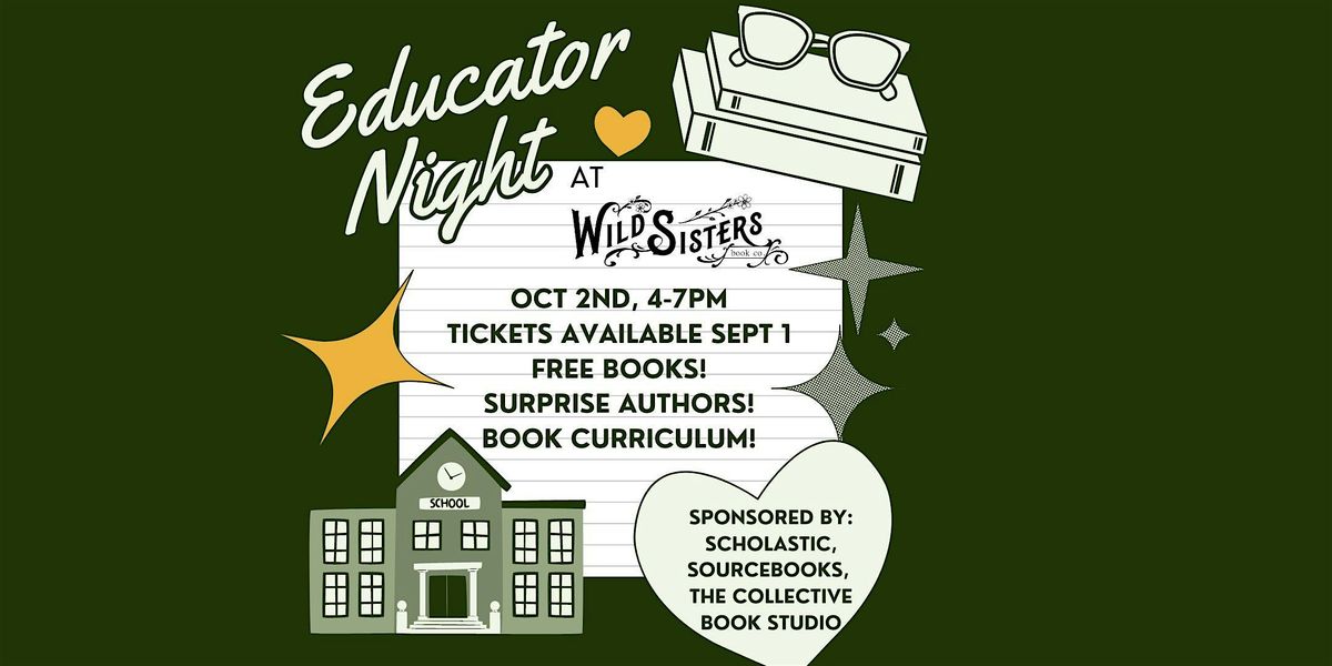 Educator Night at Wild Sisters Book Co