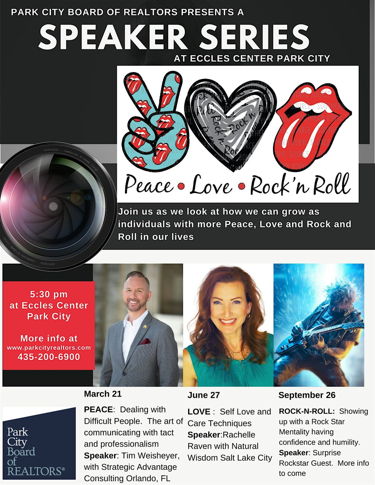 Copy of Peace, Love and Rock n' Roll Speaker Series