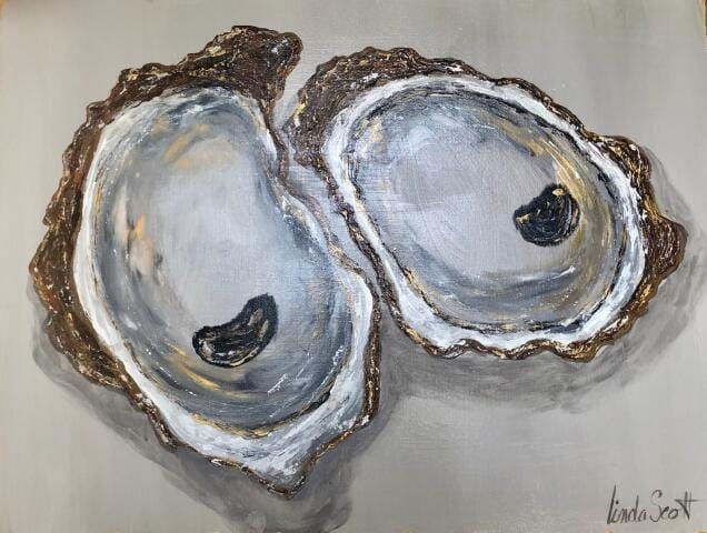 Art Class Oysters with Linda Scott, Paint and Sip