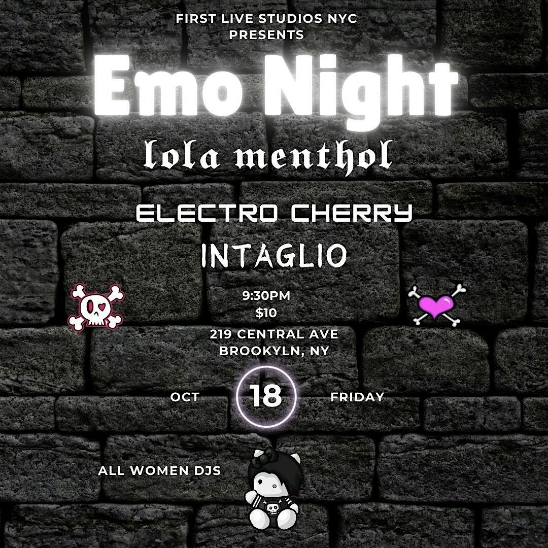 EMO NIGHT FIRST LIVE BROOKLYN w Open Decks