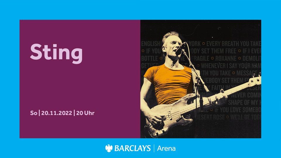 Sting | Barclays Arena Hamburg