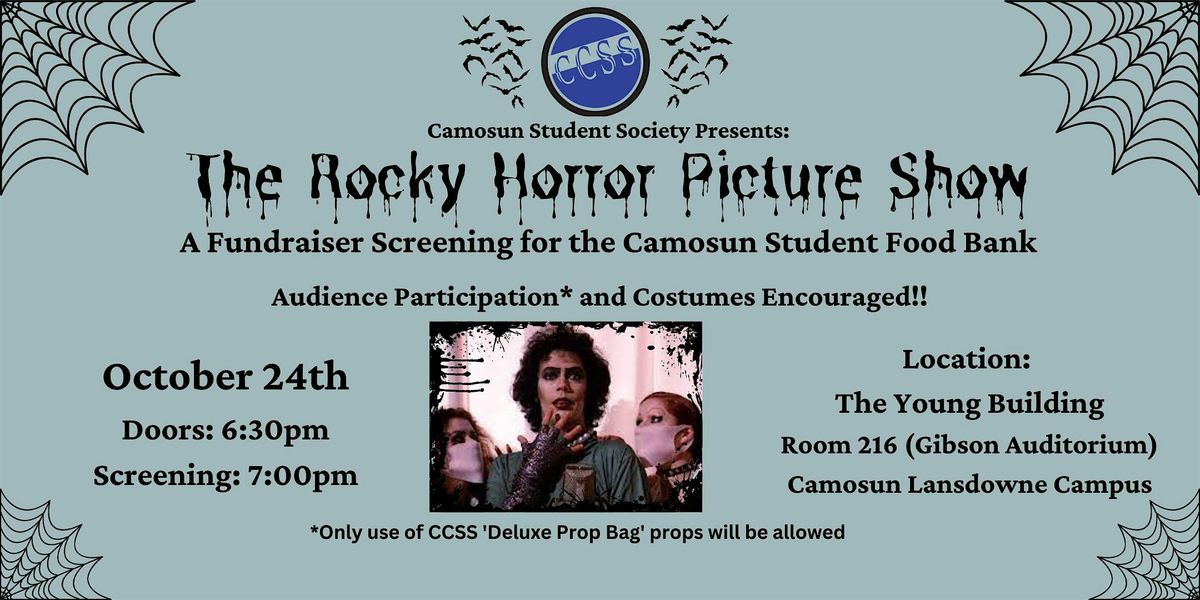 CCSS presents Rocky Horror! A fundraiser for the Camosun Student Food Bank!