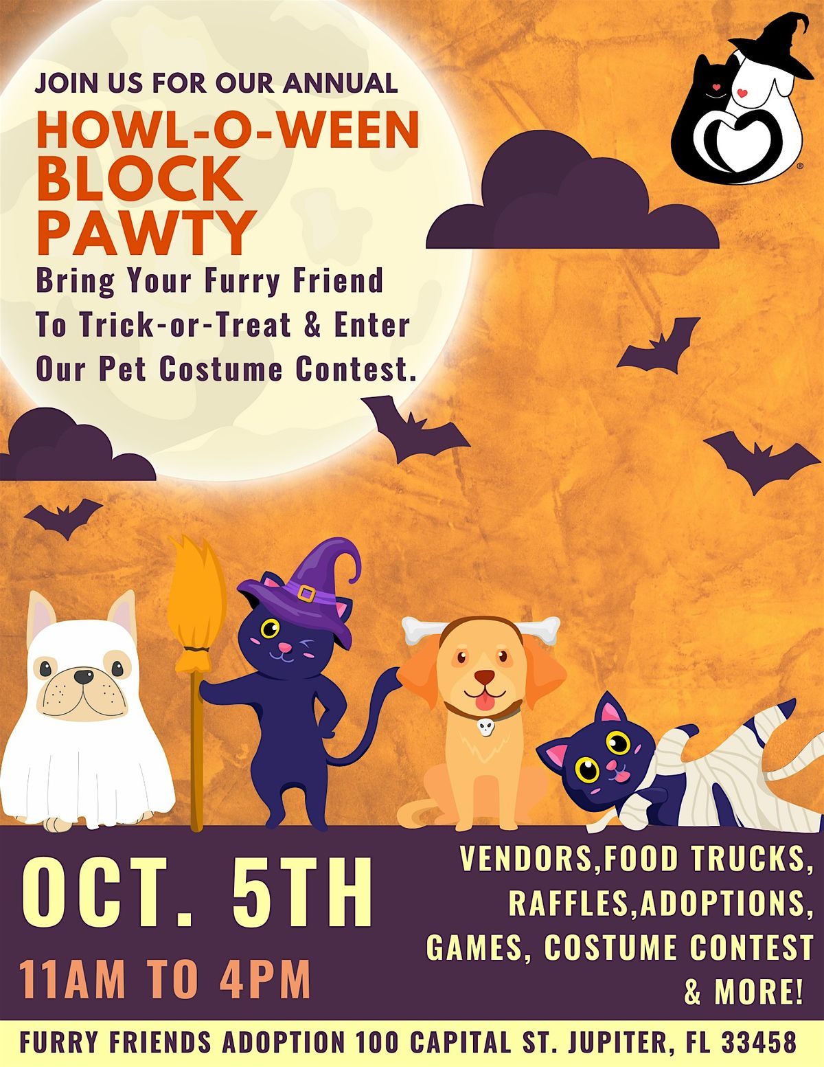 Furry Friends Howl-O-Ween Block Pawty