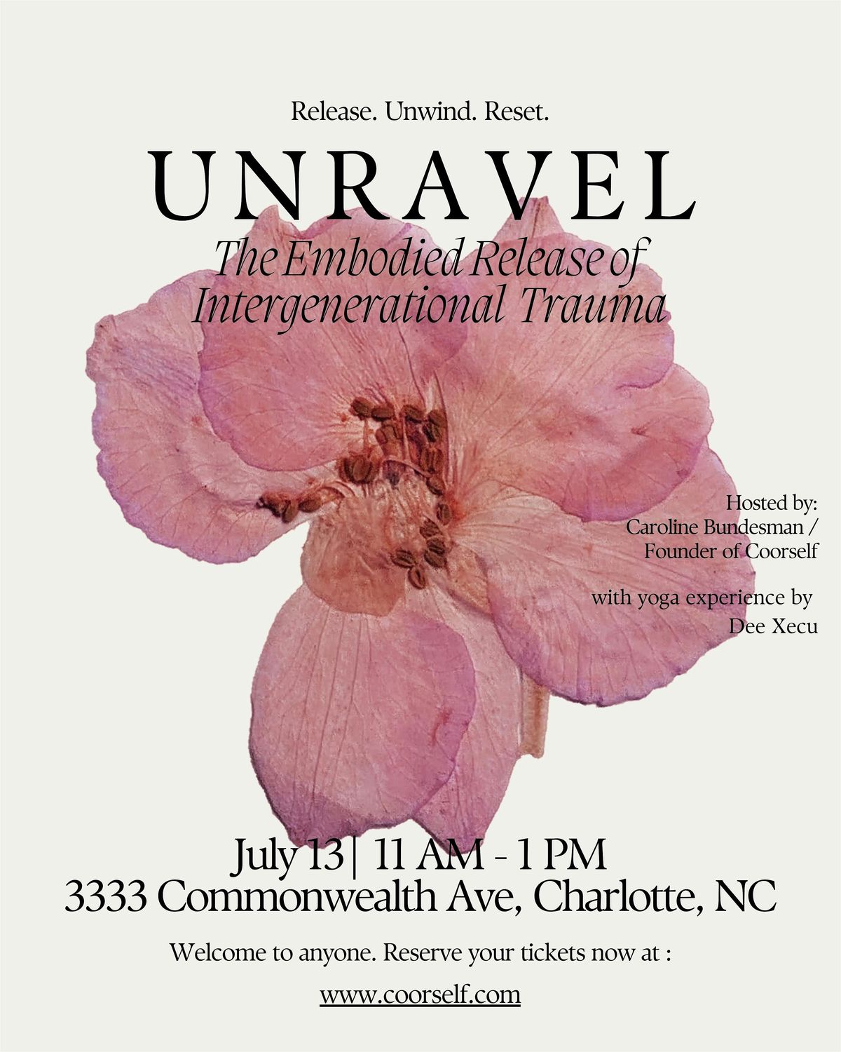 Unravel: The Embodied Release of Intergenerational Trauma