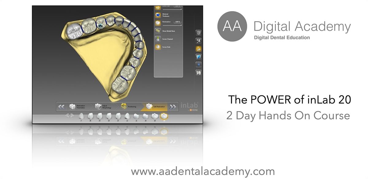 The Power Of inLab 20, A A Dental Design Inc, Murrieta, 13 May to 14 May