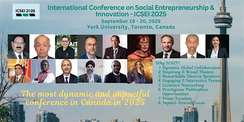 International Conference on Social Entrepreneurship & Innovation (ICSEI) 2025