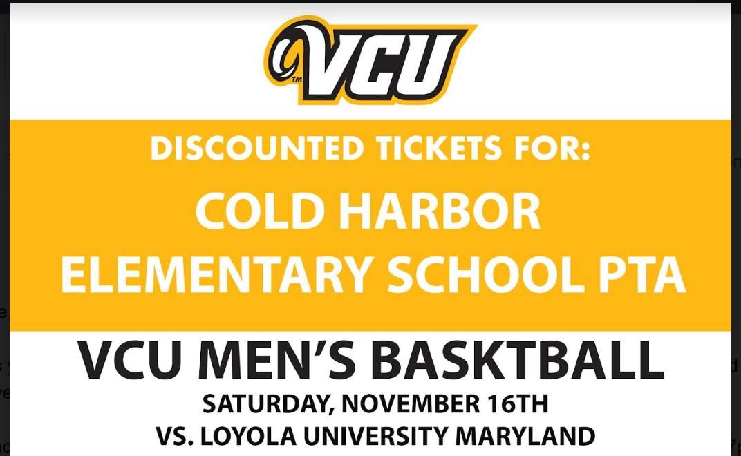 CHES PTA VCU Men's Basketball Game