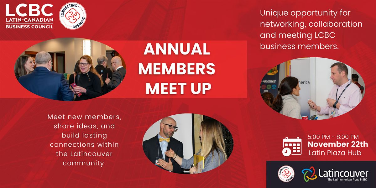 Annual Members Meet Up: Strengthen Your Network and Present Your Business