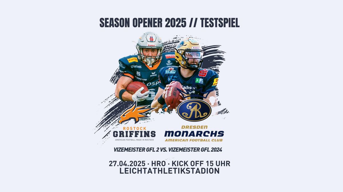 Testspiel - Rostock Griffins vs. Dresden Monarchs