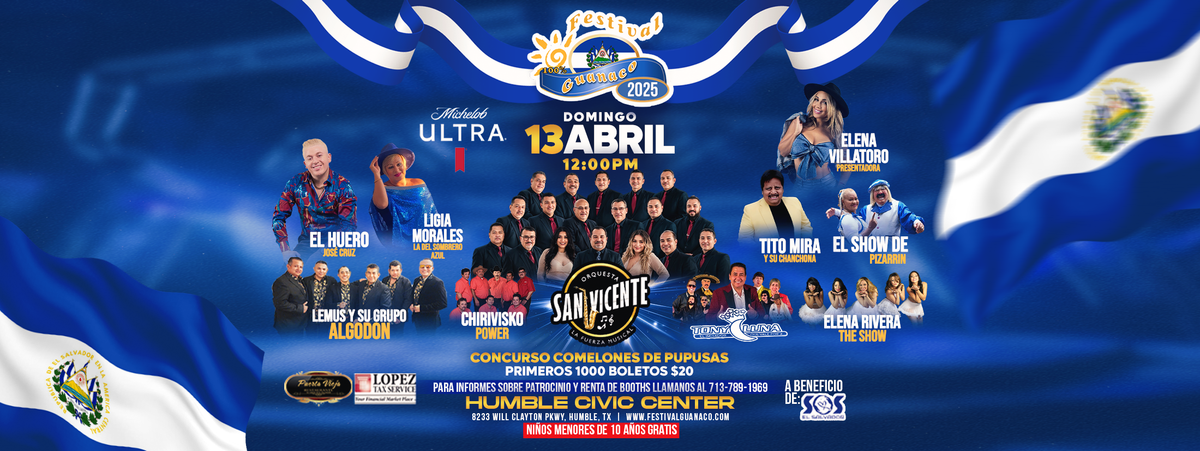 FESTIVAL GUANACO 2025 CON ORQUESTA SAN VICENTE, CHIRIVISKO POWER & M\u00c1S