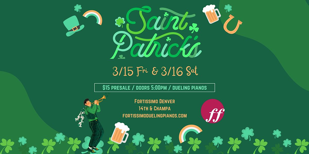 St. Patrick's Weekend (Saturday 3\/16)