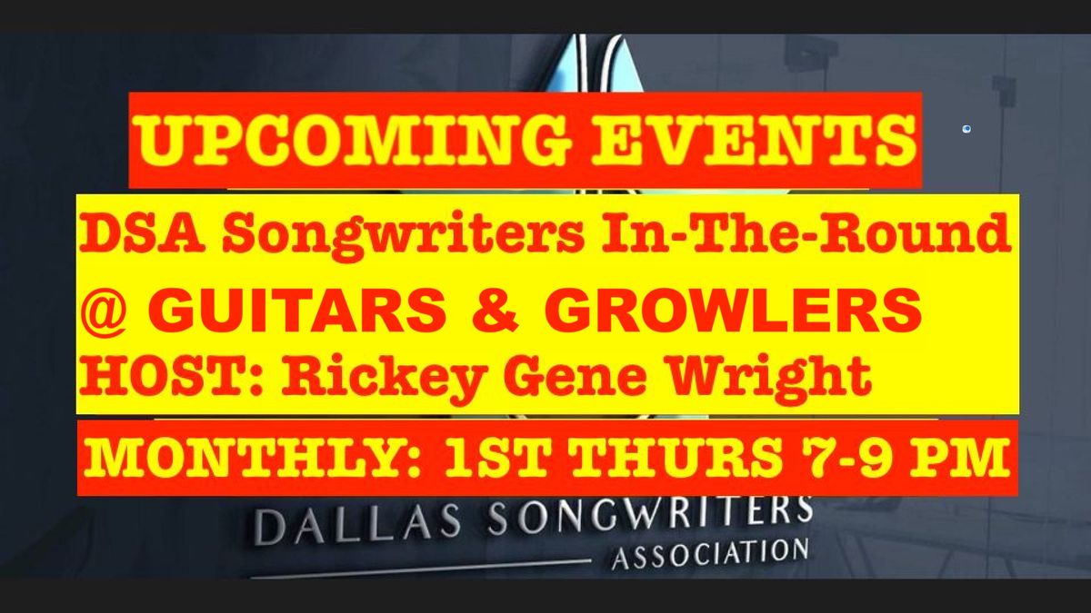 DSA Songwriters In-The-Round @ Guitars & Growlers