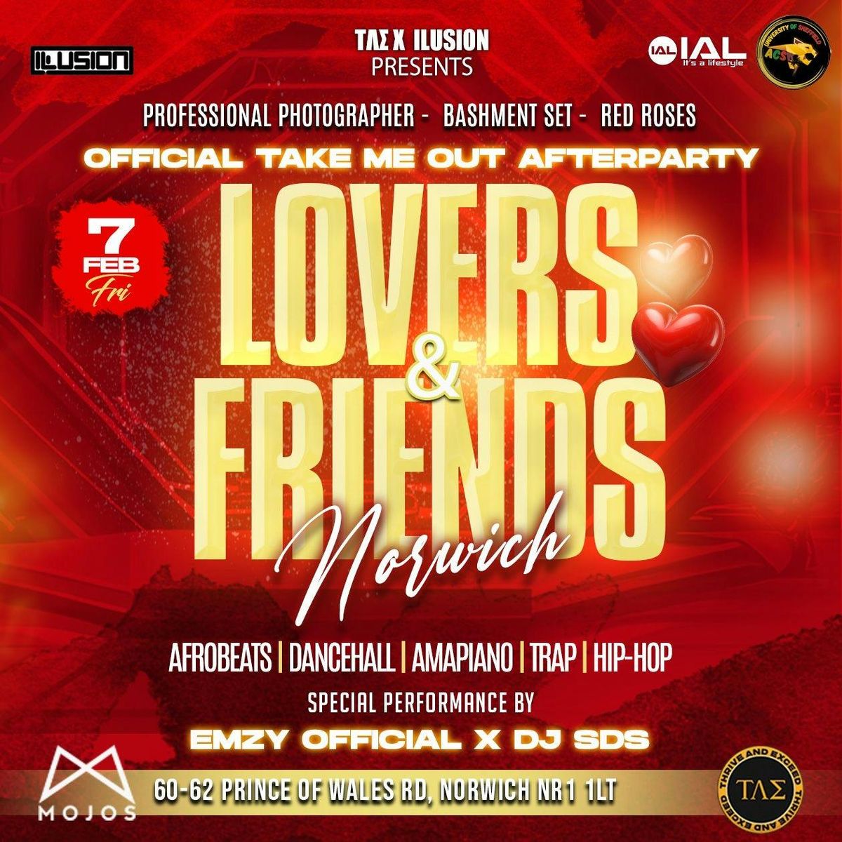 Illusion x T&amp;E Events: Lovers and Friends.