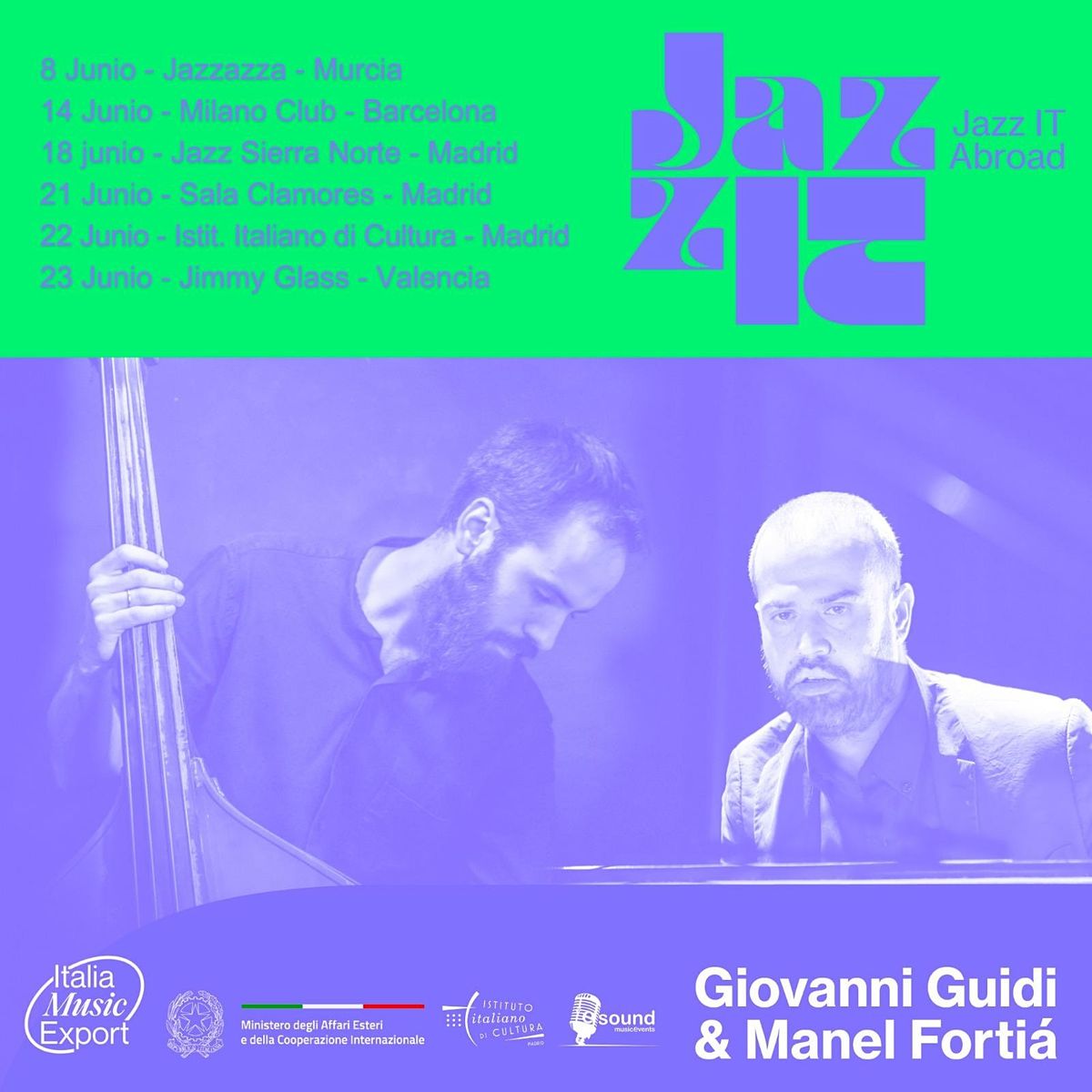 Giovanni Guidi & Manel Forti\u00e0 duo - Milano Jazz Club - 14 de Junio