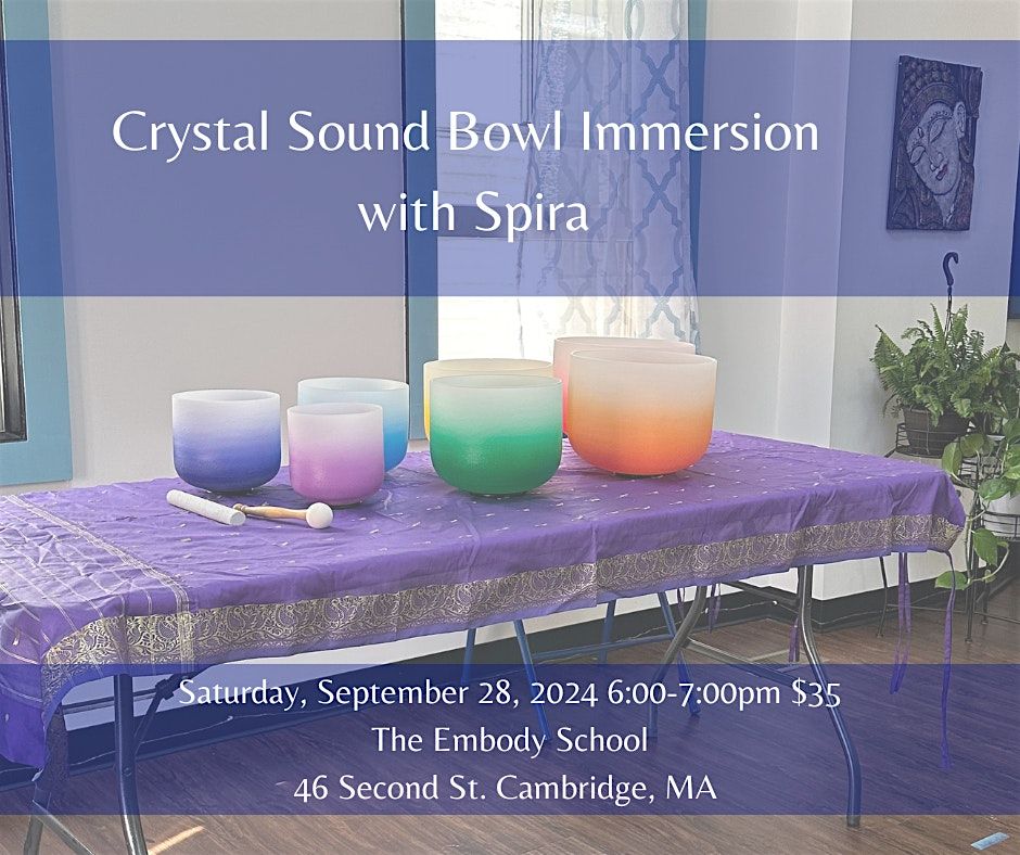 Crystal Sound Bowl Immersion